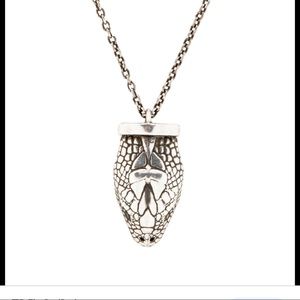 Pamela Love Serpent Head Silver Necklace